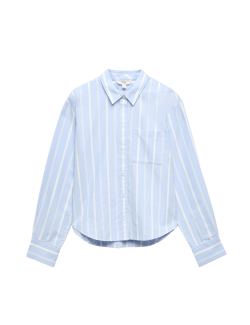 Pure Cotton Striped Oxford Shirt