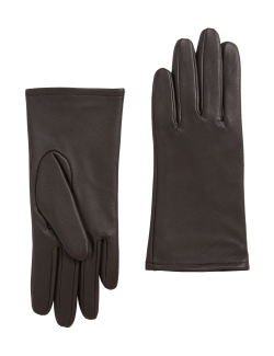 Leather Warm Lined Gloves