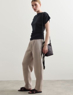 Merino Wool With Silk Knitted Top