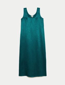 Satin Midaxi Slip Dress