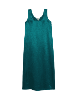 Satin Midaxi Slip Dress