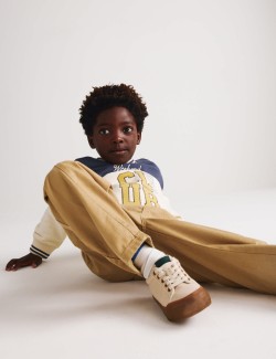 Cotton Rich Pull On Cargo Trousers (2-8 Yrs)