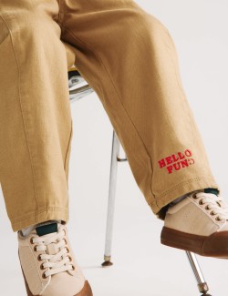 Cotton Rich Pull On Cargo Trousers (2-8 Yrs)