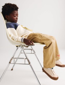 Cotton Rich Pull On Cargo Trousers (2-8 Yrs)