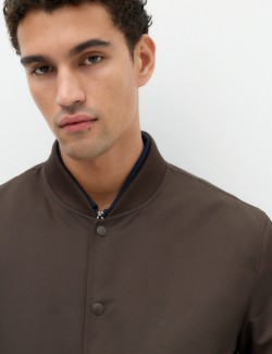Saténová bunda bomber