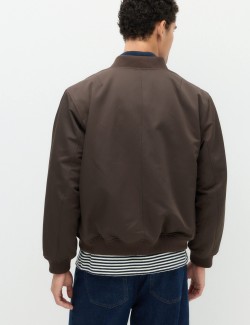 Saténová bunda bomber
