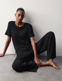Modal Rich Short Sleeve Pyjama Top
