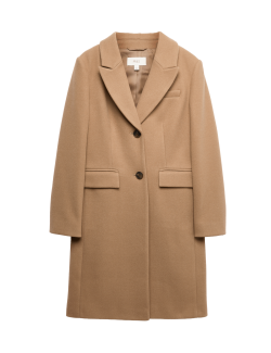 Collared Longline Tailored Coat