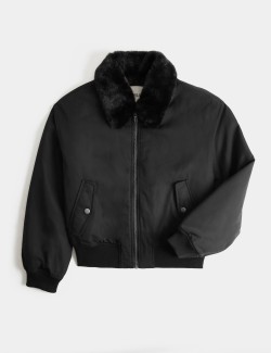 Stormwear™ Faux Fur Collared Bomber Jacket (6-16 Yrs)