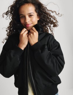 Stormwear™ Faux Fur Collared Bomber Jacket (6-16 Yrs)