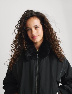 Stormwear™ Faux Fur Collared Bomber Jacket (6-16 Yrs)