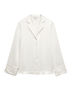 Premium Satin Revere Pyjama Top