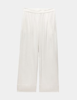 Premium Satin Wide Leg Pyjama Bottoms