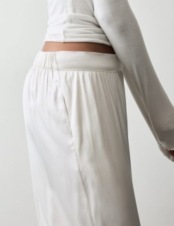 Premium Satin Wide Leg Pyjama Bottoms