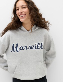 Cotton Rich Graphic Hoodie