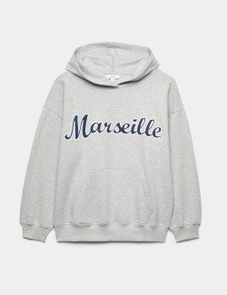 Cotton Rich Graphic Hoodie