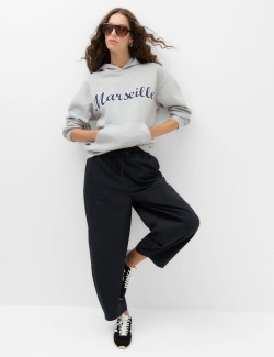 Cotton Rich Graphic Hoodie