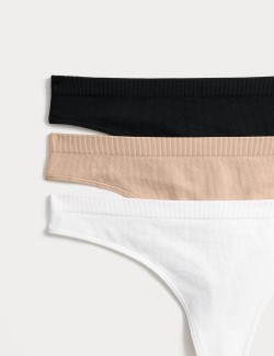 3 Pack Seamfree Thongs