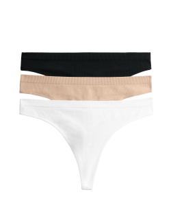 3 Pack Seamfree Thongs