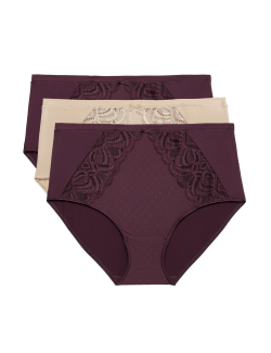 3pk Amelia Lace Full Briefs