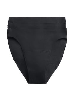 3 Pack Heavy Absorbency No VPL Period High Leg Knickers
