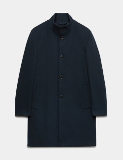 Funnel Neck Overcoat