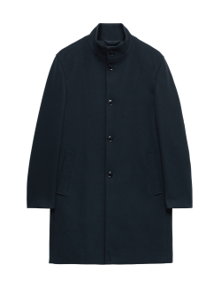 Funnel Neck Overcoat