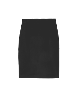 Jersey Knee Length Pencil Skirt