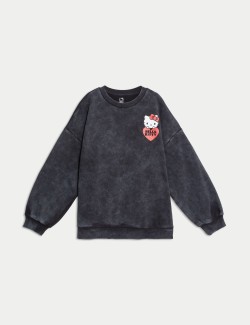 Cotton Rich Hello Kitty Sweatshirt (6-16 Yrs)