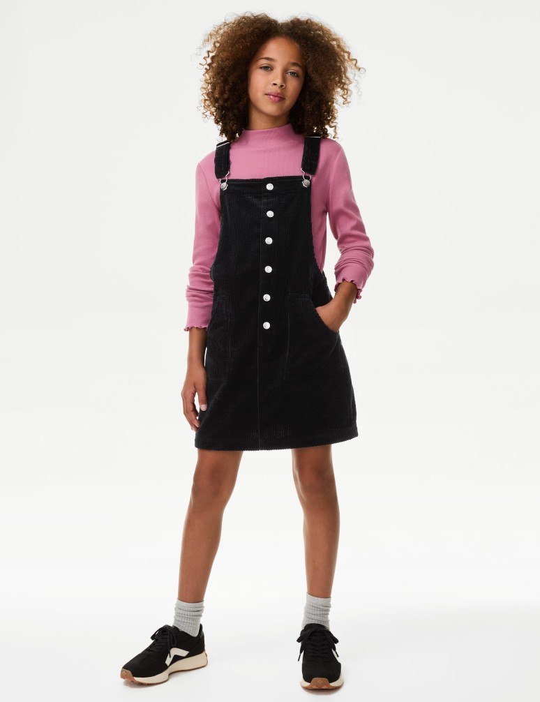 2pc Cord Pinafore Outfit (6-16 Yrs)