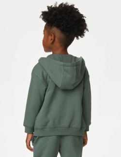 Cotton Rich Zip Hoodie (2-8 Yrs)