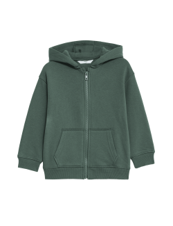 Cotton Rich Zip Hoodie (2-8 Yrs)