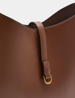Stitch Detail Top Handle Shoulder Bag