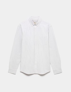 Ultimate Pure Cotton Striped Oxford Shirt