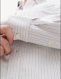 Ultimate Pure Cotton Striped Oxford Shirt