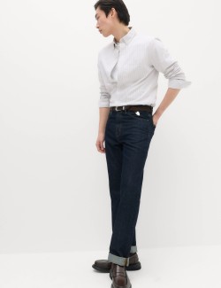 Ultimate Pure Cotton Striped Oxford Shirt