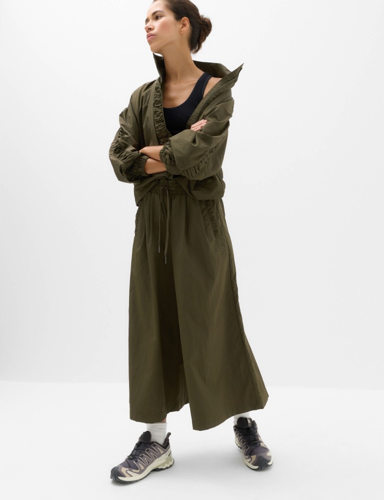 Woven Lightweight Wide Leg Culottes