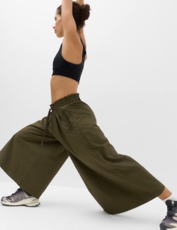 Woven Lightweight Wide Leg Culottes