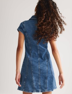 Denim Button Through Dress (6-16 Yrs)
