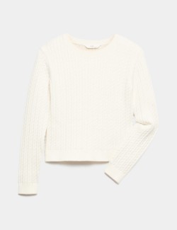 Cable Knit Jumper (6-16 Yrs)
