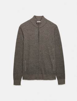 Elegantní svetr se stojáčkem a vysokým podílem bavlny