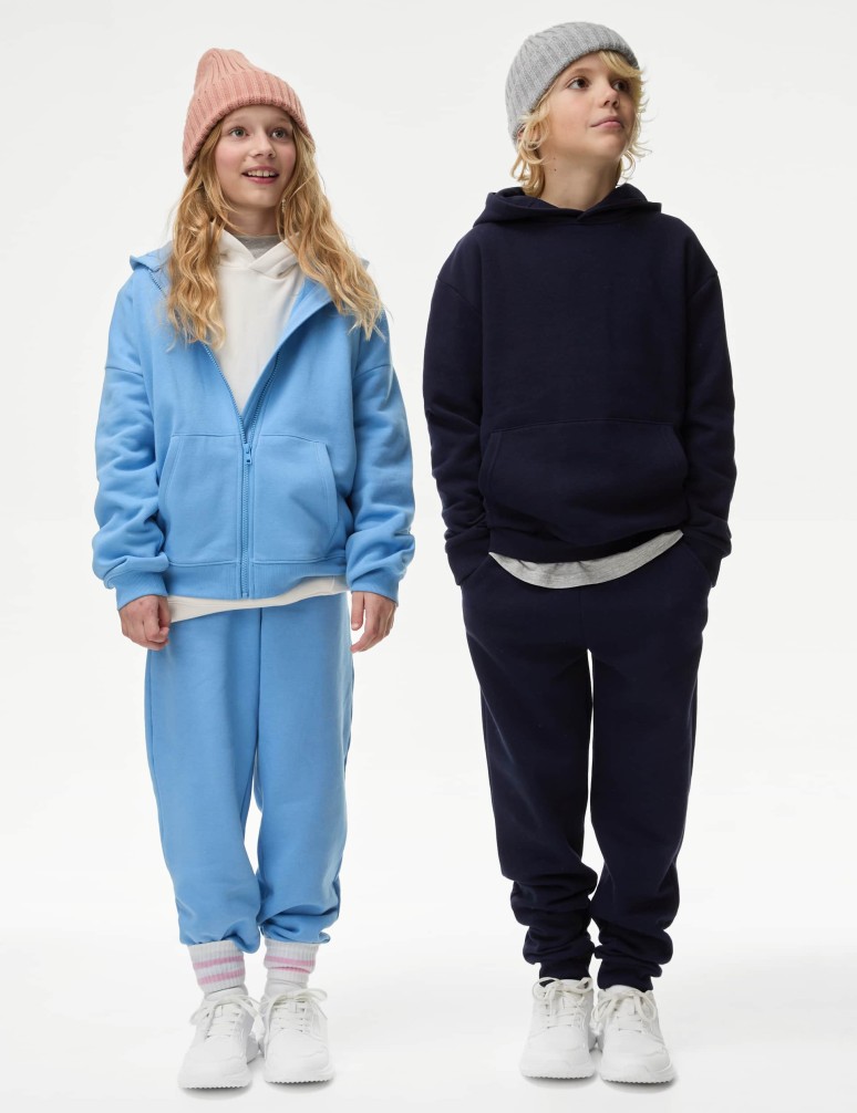 Bavlněné unisex tepláky (6–16 let)