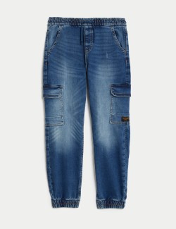 Denim Cargo Joggers (6-16 Yrs)