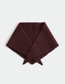 Knitted Triangle Scarf