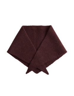 Knitted Triangle Scarf
