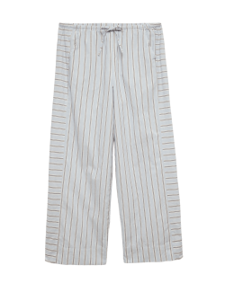 Pure Cotton Cambric Striped Pyjama Bottoms