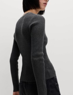 Sparkly V-Neck Bow Detail Cardigan