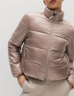 Zkrácená metalická bunda s motivem Stormwear a technologií Stormwear a technologií