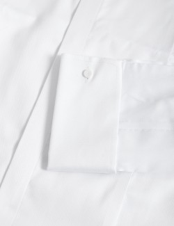 Regular Fit Cotton Dress Shirt with Bow Tie