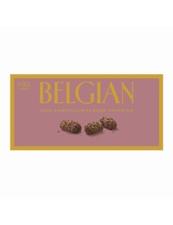 Pralinky z belgické mléčné čokolády obalené vločkami mléčné čokolády